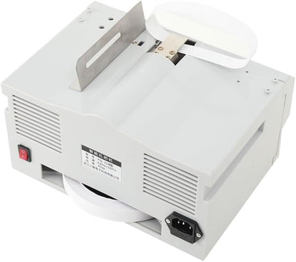 Intelligent Banknote Bundling Machine Currency Strapping Tool Currency Bundle Strapping for Bank Automatic Small Cross Binding Machine Paper Tape Money Strapping Bundling Money Packer 110V