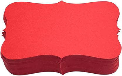 PPAPPAPPIYO 3.5x2 color index cards (100) Paper - Blank (red)