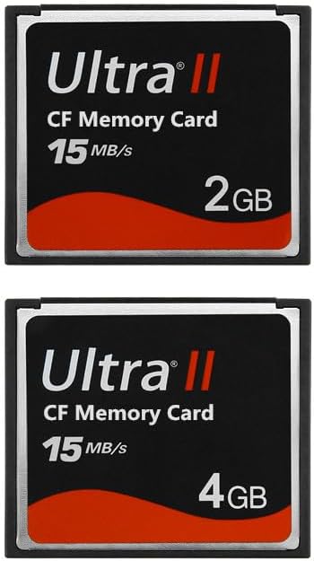 4 GB Ultra II CF Memory Card 15MB/S (SDCFH-004G-A11) 4gb SLR Camera Card for Professional Photographer,Videographer,Enthusiast