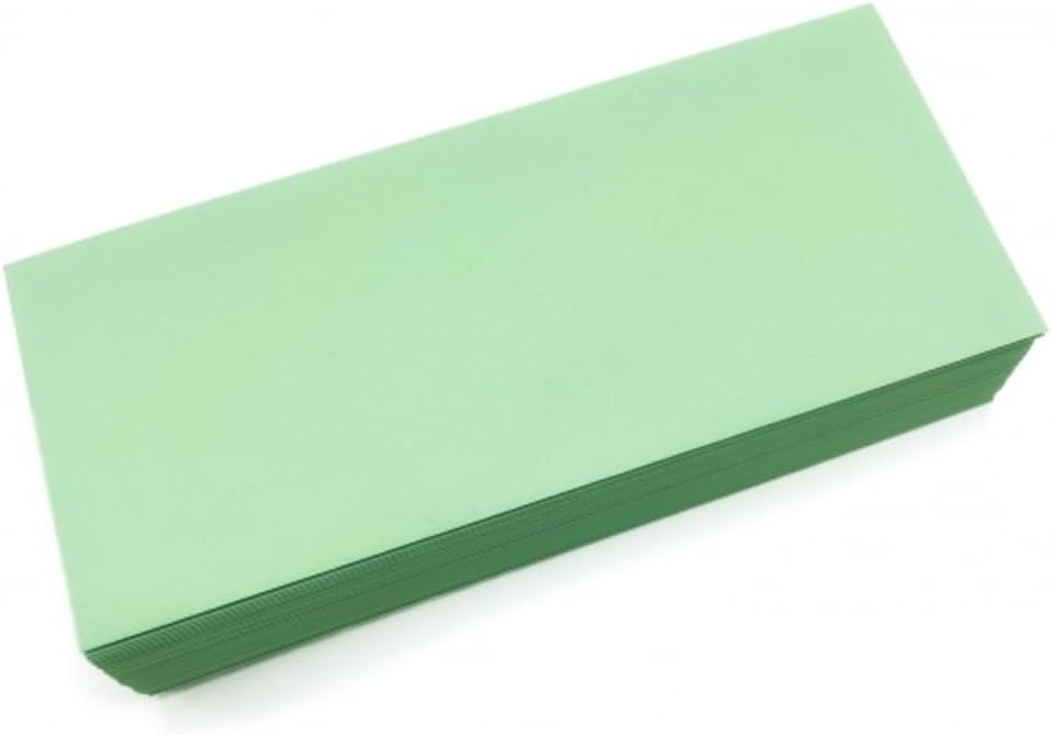 Limited Papers (TM) No. 10 Regular Standard Mailing Envelope - Pastel - Soft - 24 Pound (4.8 inch x 9.5 inch) - Announcement, Invoices, Checks, Letters, Contracts, Business Envelopes (Green, 500)