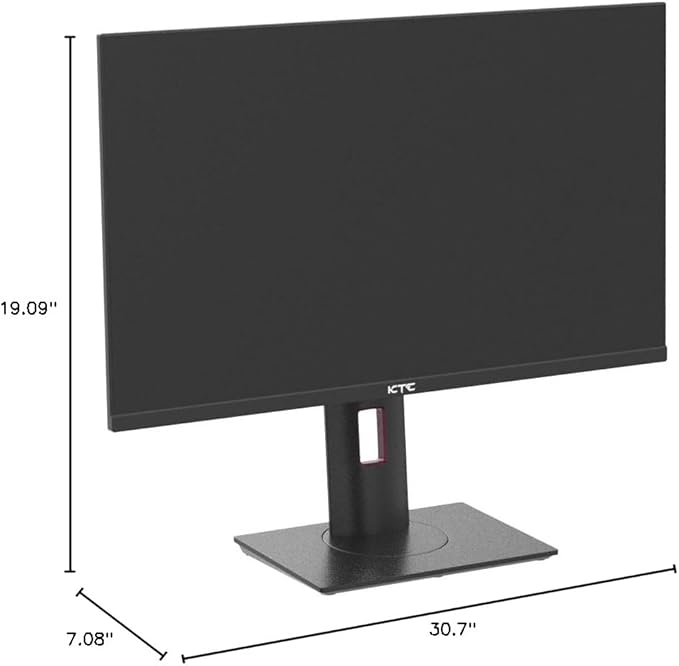 KTC 27" 1440p 170Hz Gaming Monitor, 2K QHD 1ms GTG Fast IPS, HDR, HDMI/USB C/DP, FreeSync & G-Sync, Swivel Tilt Height Pivot Adjustable, H27T22