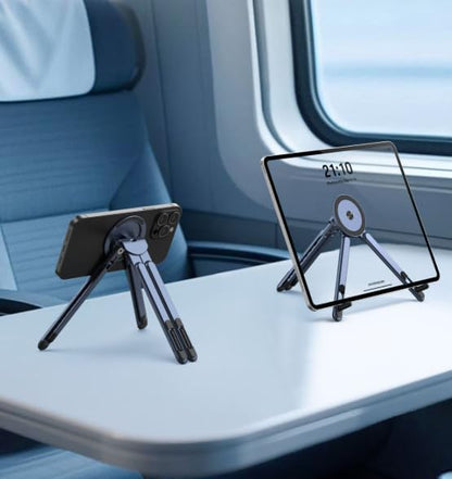 Magnetic Multi-Scene use for All Stands Laptop Tablet Mobile Phone Stand Three-in-one Travel Work Fitness All-Scene use of Electronic Products Magnetic Stand (Navy Blue)