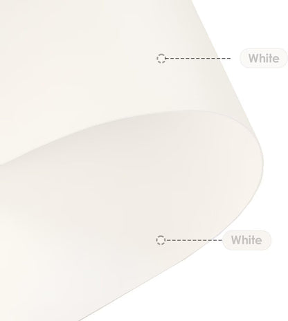 Leather Table Cover,1.8mm Thick,40x40 Inch Table Protector,Table Protector for Dining Room Table,Dining Table Cover,Table Cover Protector.(White+White,40x40)