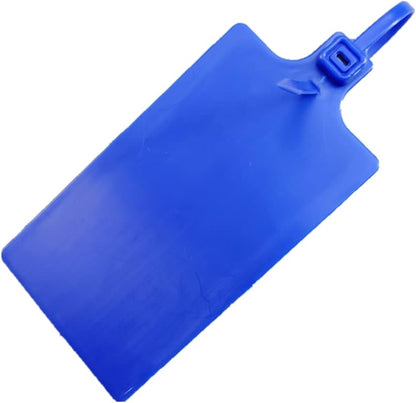 Plastic Seals Shipping Tags Logistics Use Big Sign Tie Large Label Tie, 255mm Total Length, Package of 100pcs (Navy Blue)