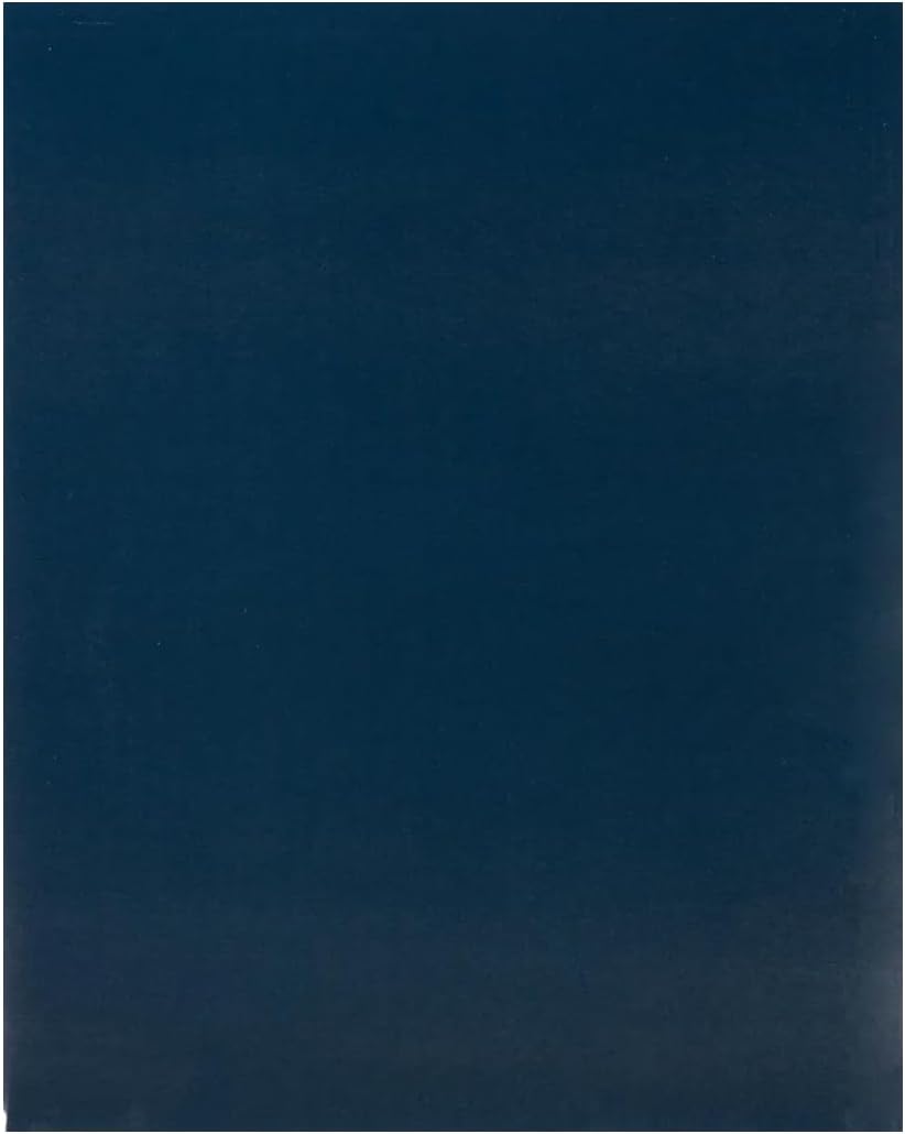 JAM PAPER Custom Printed Semi-Gloss Folders with Round Corner Pockets - Personalized Logo & Text - 12pt C1S - Navy Blue - 100/Pack