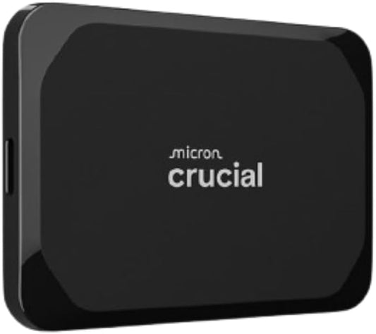 Crucial X9 2TB Portable SSD, Up to 1050MB/s, USB 3.2 USB-C, External Solid State Drive, Compatible with Windows, Mac, & Android, Reliable Storage for Games, Files, & Backups, Black - CT2000X9SSD902