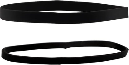 JAM PAPER Colorful Rubber Bands - Sizes 33 & 64 Set - Black Multi-Purpose Rubberbands - 200/Pack