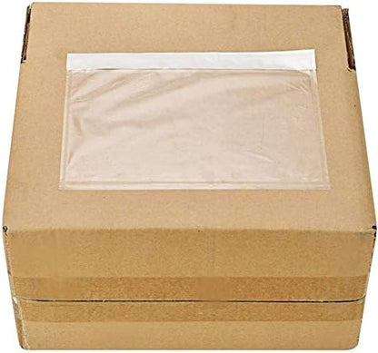 6" x 9" Clear Adhesive Packing List Envelopes Pouch Shipping Label Envelopes (100 Pack)