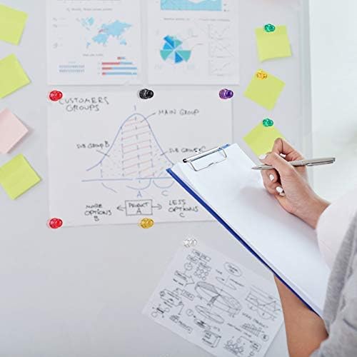 Ant Mag Magnetic Push Pins Strong Push Pin Magnets for Fridge Whiteboards Calendars Maps in School & Office Pack of 18 Yellow