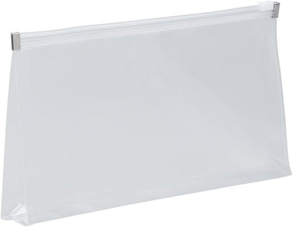 JAM PAPER Plastic Envelopes with Zip Closure - #10 Booklet Wallet - 5 x 10 - Clear - 3/pack