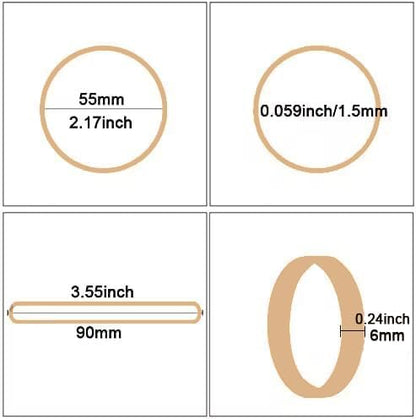 Rubber Bands Size #64, Elastic Band Beige 0.5bl about 110Pcs Wide Rubber Band For Office Home Supplies(3 1/2" x 1/4")