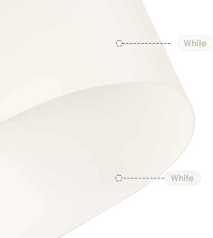 Leather Table Cover,1.8mm Thick,36x60 Inch Table Protector,Table Protector for Dining Room Table,Dining Table Cover,Table Cover Protector,Table Pad(White+White,36x60)