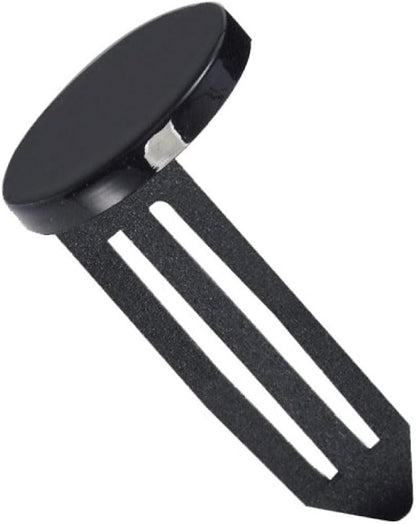 BankSupplies Keyhole Signals - Black Death Signal - Box of 25 - Non-Chip - Reusable & Long-Lasting - at-a-Glance Organization - Color Coded Plugs