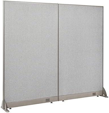 GOF Freestanding Office Partition, Large Fabric Room Divider Panel, 72" W x 72" H