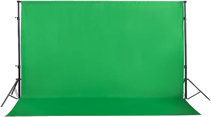 Green Screen Backdrop 10x7ft Photo Backdrop Chromakey Muslin Portrait Green Backdrop for PS Keying/Video Creation/Studio Portrait Shoots