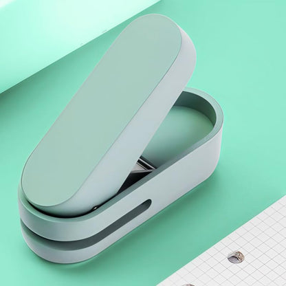 Magnoloran 2 Pack Single Hole Punch, 1/4 inch Mini Small Hole Puncher Heavy Duty Paper Hole Puncher Small Hole Punch One Hole Puncher for Crafts Paper Cards Tags Scrapbook-White&Green