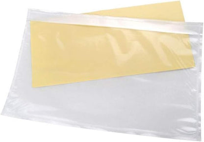 6" x 9" Clear Adhesive Packing List Envelopes Pouch Shipping Label Envelopes (200 Pack)