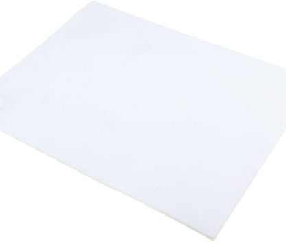 L LIKED 30 Printable White Sticker Paper Full Sheet Label, Matte, 8.5" x 11" for Laser & Inkjet Printers (30 Sheets)