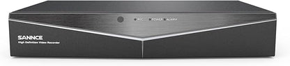 SANNCE 5MP 8 Channel Security Camera DVR, H.264+ Hybrid 5-in-1 Surveillance DVR Recorder, Supports 2MP TVI AHD CVI CVBS Analog IP Security Cameras, Remote Access, Motion Alert (NO Hard Drive)