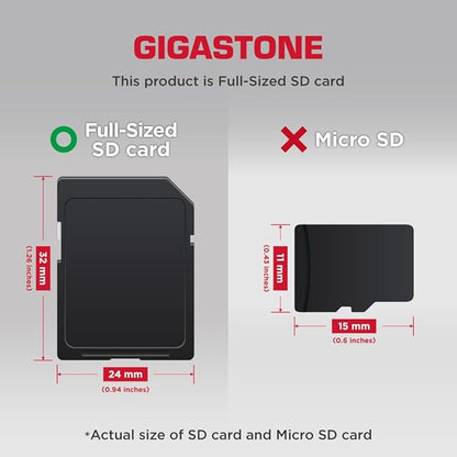 GIGASTONE 4GB SD Card 5 Pack SDHC Class 4 Memory Card for Photo Video Music Voice File DSLR Camera DSC Camcorder Recorder Playback PC Mac POS 5pcs in Pack (Pack of 5), with 5 mini Cases