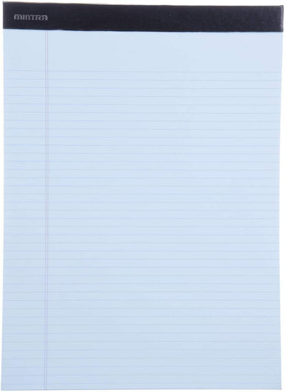 Mintra Office Legal Pads - ((BASIC PASTEL 6pk, 8.5in x 11in, NARROW RULED))