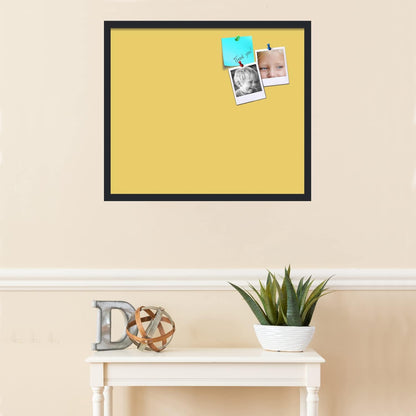 PinPix 28x24 Inch Cork Bulletin Board. This Decorative Framed Pin Board Comes with Honey Pastel Design and a Satin Black Frame. Ideal for Home Office Decor or Message Board (PinPix-1810)