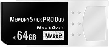 Original MS 64GB Memory Stick PRO DuoMARK2 for PSP 1000 2000 3000 Camera Memory Card