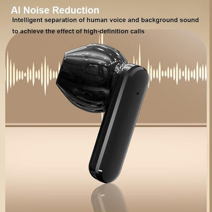 Language Translator Earbuds, Two-Way Instant Language Translator Real Time with APP for 130 Languages,Fast Reaction Translation Device (Black-2)