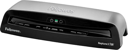 Fellowes Neptune 3 125 Laminator with 10 Pouches, 12.5 Inch (5721401), Silver, Black