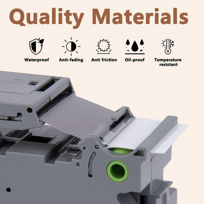 Hehua Tze Tz Tape 24mm 0.94 Laminated Clear Tape Compatible for Brother P-Touch TZe-151 TZe151 TZ-151 TZ151 for Ptouch PT D600 D610 P710bt, 1'' x 26.2ft Black on Clear, 3 Pack