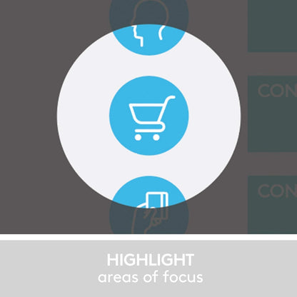 Logitech Spotlight Presentation Remote - Universal Wireless Presentation Clicker with Laser Pointer, Advanced Digital Highlighting, Bluetooth, 30 m Range and Quick Charging - Silver