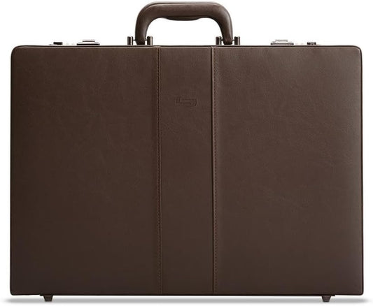 Solo New York Attache - Carrying Case with Combination Lock, Business Brief, Large Main Compartment - Grand Central
