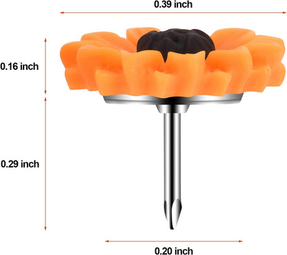 40Pcs Push Pins, Thumb Tacks for Bulletin Board, Flower Decorative Pins and Tacks, Cork Board Thumbtacks, Cute Thumbtack for Office Decorative