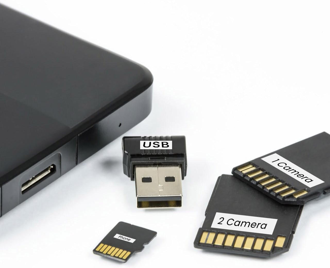 Label KINGDOM TZe-211 6mm Label Tape Replacement for Brother TZe211 TZ Tape 6mm 0.23 Laminated White 1/4 Inch Compatible with Brother P Touch Label Maker Tape PT-H110 PT-D210 PT-D220 PT-D400, 4-Pack