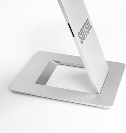 SOTSU FlipAction Elite 16" Portable Monitor | 4K | Super Compact | Pivot Rotate | 3840x2400 DCI P3 | 60Hz | 450 Nits | Full Metal CNC | Perfect Match for Mac and Windows (Silver)