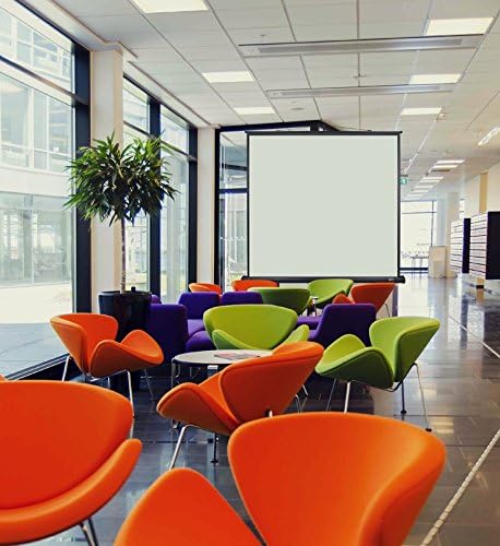 Elite Screens Tripod B, 85-INCH 1:1, Lightweight Pull Up Foldable Stand, Manual, Movie Home Theater Projector Screen, 4K / 8K Ultra HDR 3D Ready, US Based Company 2-YEAR WARRANTY, T85SB, black