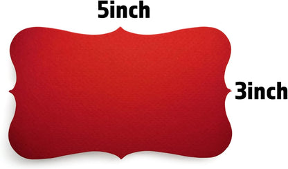 PPAPPAPPIYO 3x5 RED index card/Set of 72 Blank index cards 180gsm (RED)