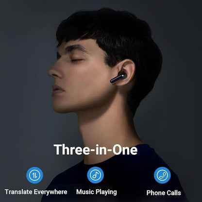 Timekettle M3 3 in 1 Language Translation Earbuds,43 Languages & 96 Accents, Offline Translator, No Subscription,for Exploring Expat Life Freely, APP Compatible with iOS & Android