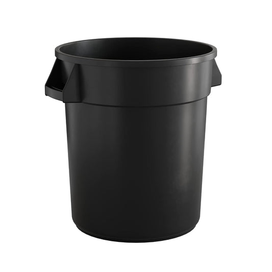 20 Gallon Black Round Commercial Trash Can