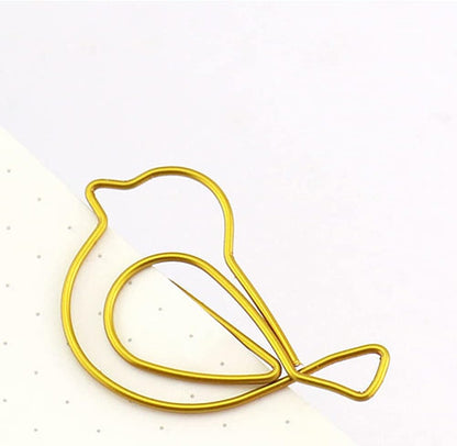 30Pcs Cute Bird Paper Clip JruiZhp Creative Decoration - Suitable for Home, School, and Office Use - Stationery Paper Clip and Binder (Design A)