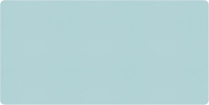 Bloss Light Blue Desk Mat, Large Mouse Pad, Leather Desk Blotter, Waterproof Desk Pad for Office Home Decor/31.5×15.7 Inch