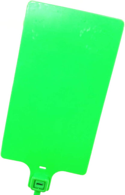 Plastic Seals Shipping Tags Logistics Use Big Sign Tie Large Label Tie, 255mm Total Length, Package of 100pcs (Green)
