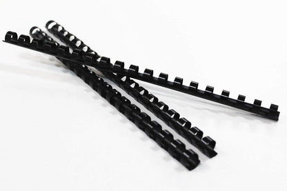HOUYEE 5/16 Inch Plastic Binding Comb 19 Ring, 40 Sheet Capacity, Letter Size Black Comb Binding Spines (200 Pack)