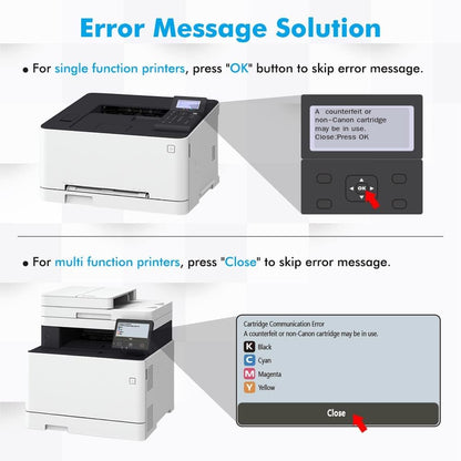 TRUE IMAGE 055 055H Toner Cartridge Set MF743Cdw MF741Cdw Compatible for Canon 055 055H Toner for Canon MF743Cdw MF741Cdw MF745Cdw MF746Cdw LBP664Cdw Printer (Black Cyan Magenta Yellow, 4-Pack)