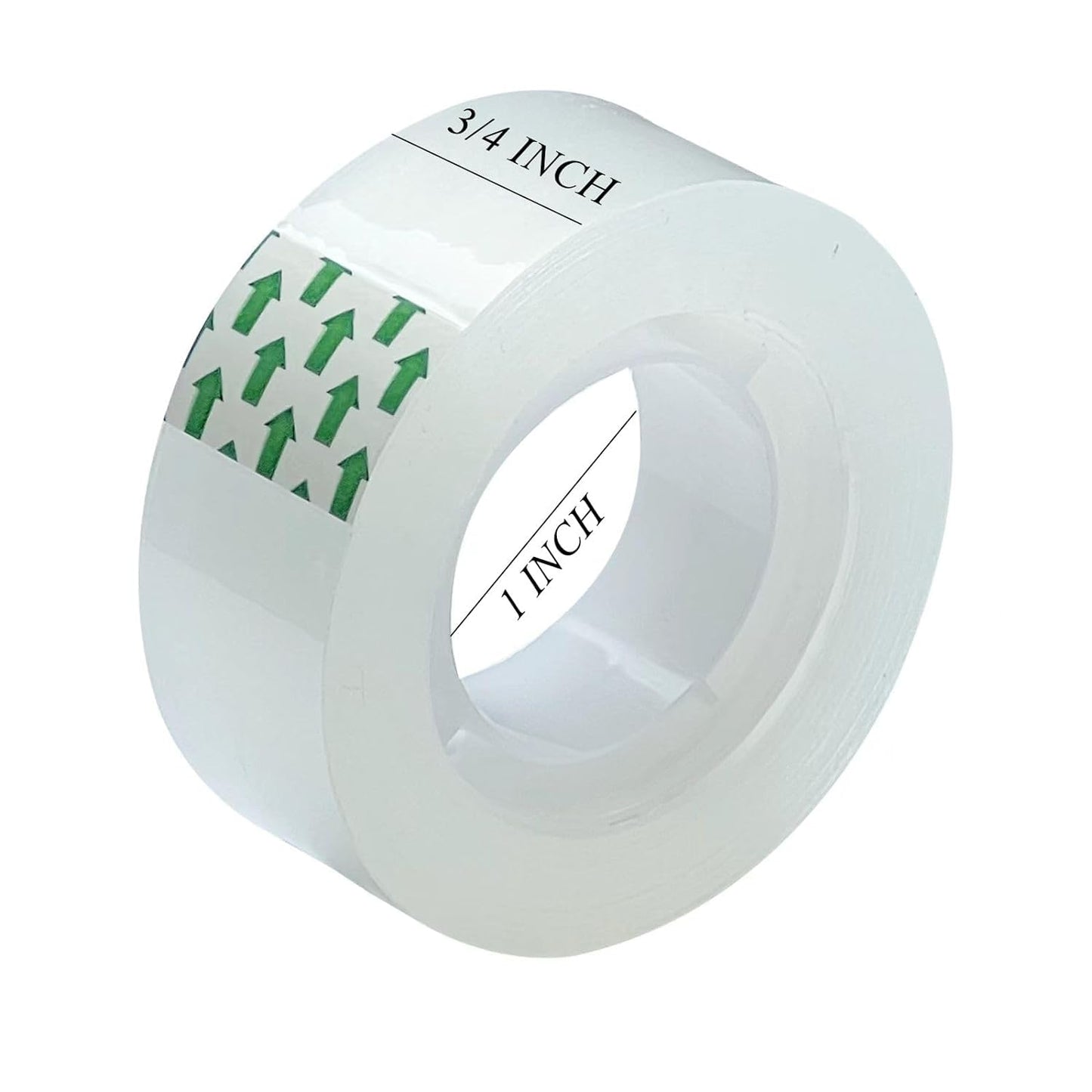 48 Rolls Clear Tape Refill - Tear by Hand, Transparent Tape Rolls for Dispenser, 3/4" x 1000 inch