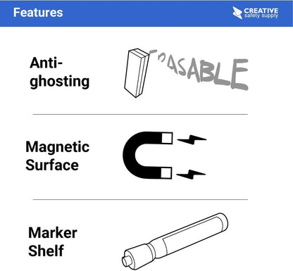 Project Planning Dry-Erase Whiteboard 36" x 24"