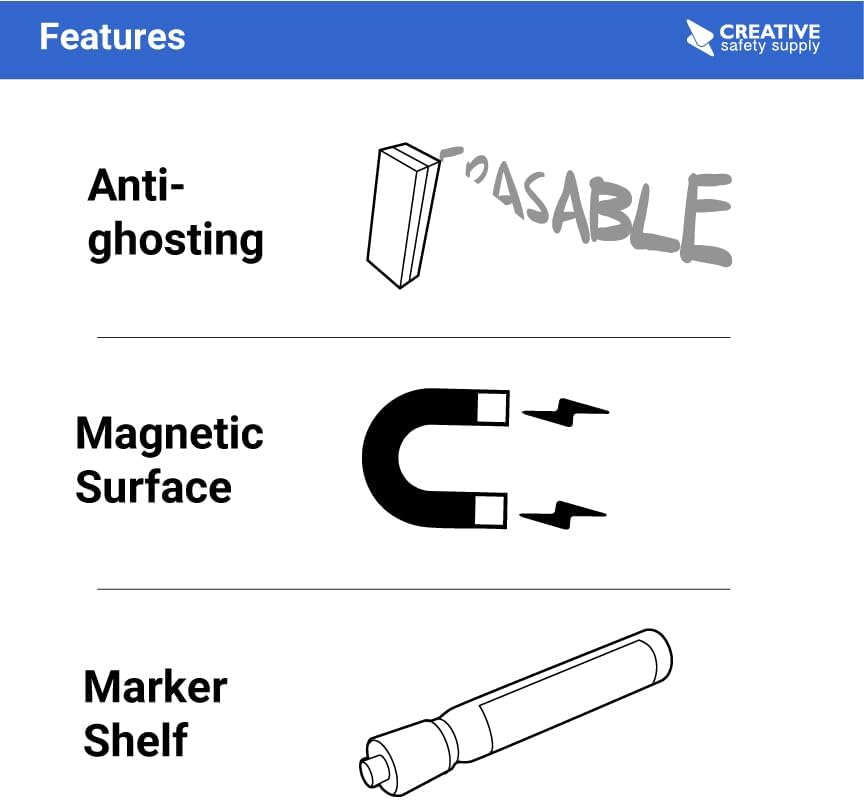 Project Planning Dry-Erase Whiteboard 60" x 40"