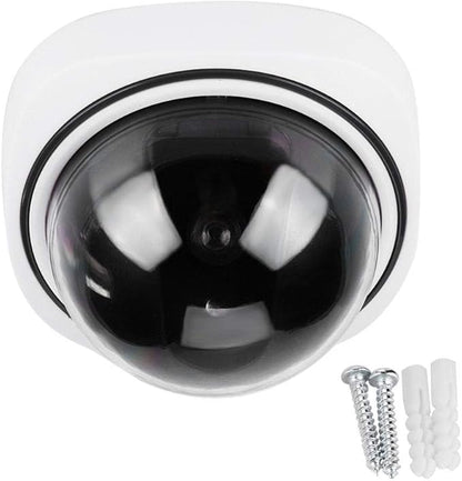 Dioche High Simulation Dome Camera Home Security Hemispherical Fake Camera Indoor Outdoor Surveillance Dummy Camera