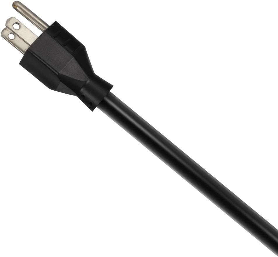 Belkin Power Strip Surge Protector - 10 AC Outlets, 15ft Heavy Duty Metal Extension Cord with Wall Mount Holes for Home, Office, Travel, Computer Desktop, Laptop & Phone Charging Brick