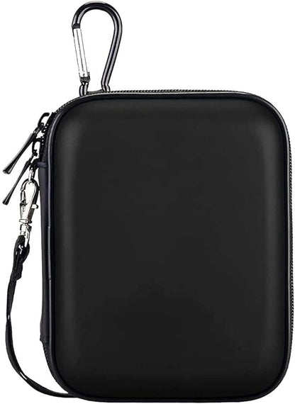 Lacdo Hard Drive Carrying Case for Seagate Portable/Seagate One Touch/Game Drive for PS5 / Ultra Touch Portable External Hard Drive HDD 1TB 2TB 4TB 5TB USB 3.0 Shockproof Travel Bag, Full Black